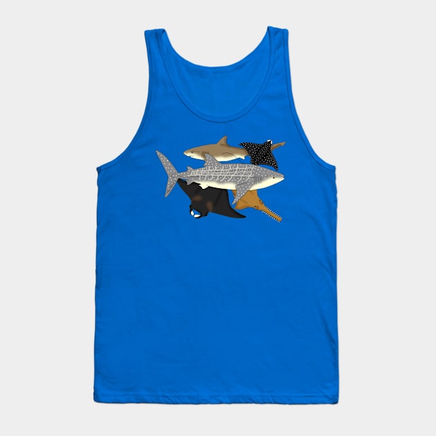 Elasmobranchs Tank Top by HonuHoney